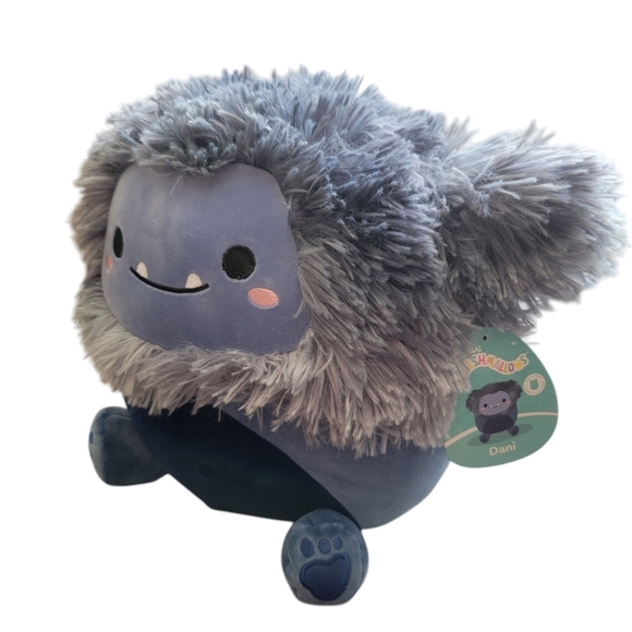 NWT Squishmallows 11" Dani the Navy Blue Bigfoot Special Edition Plush Toy - Picture 1 of 9